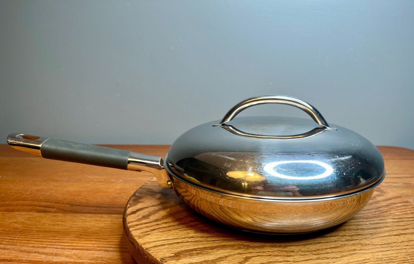 Faberware Stainless Steel Millennium 10″ Fry Pan Grip Handle with Lid, Induction