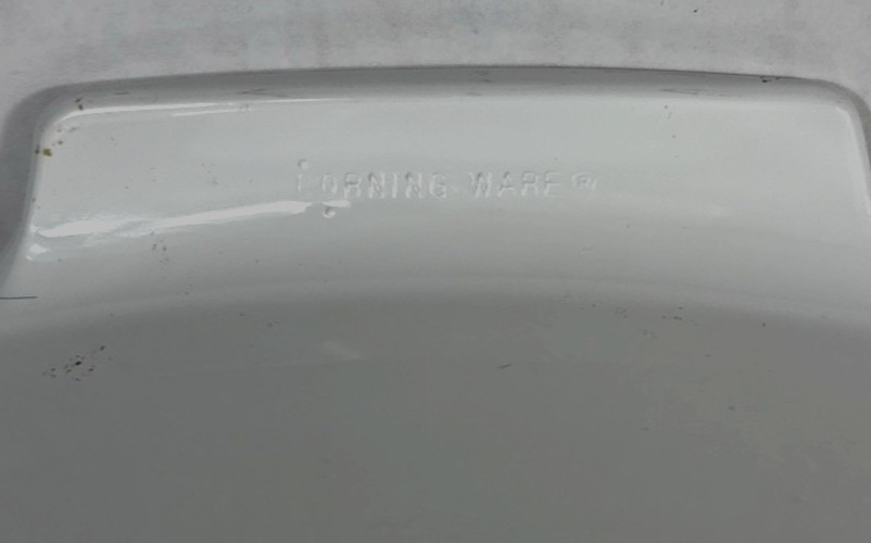 Vintage Corning Ware Silk & Rose 5 Liter A-5-B Casserole Dish MCM Retro Kitch