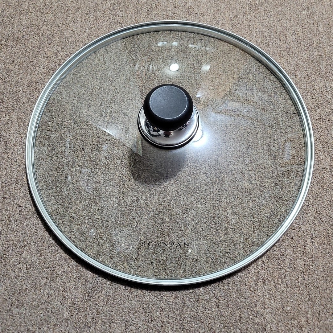 Scanpan Classic 12.5 Inch Glass Cover Lid Clear Round Cookware Lid