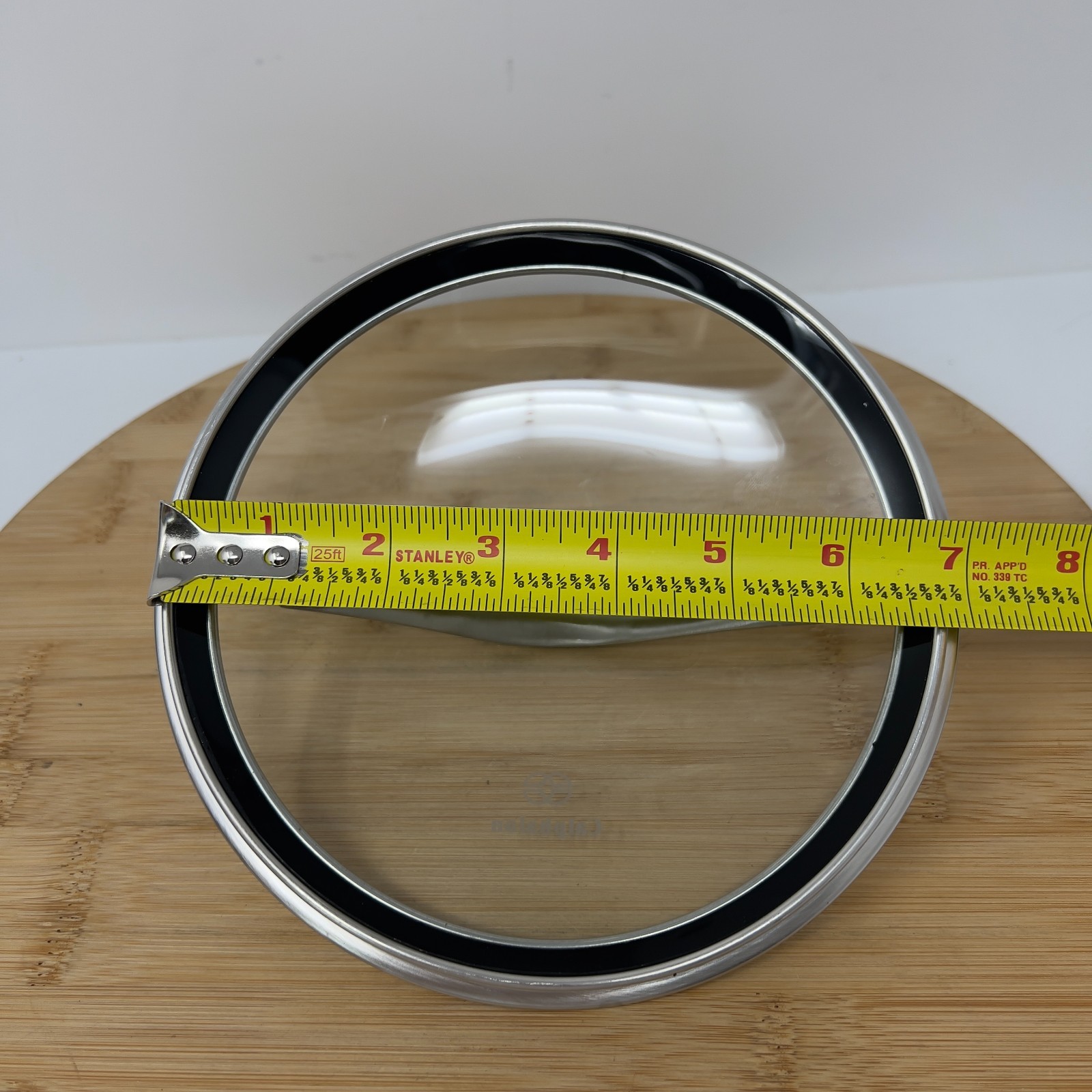 7 in Calphalon Glass Lid For Pot Or Pan ~ Stainless Steel 7 inch with Gasket