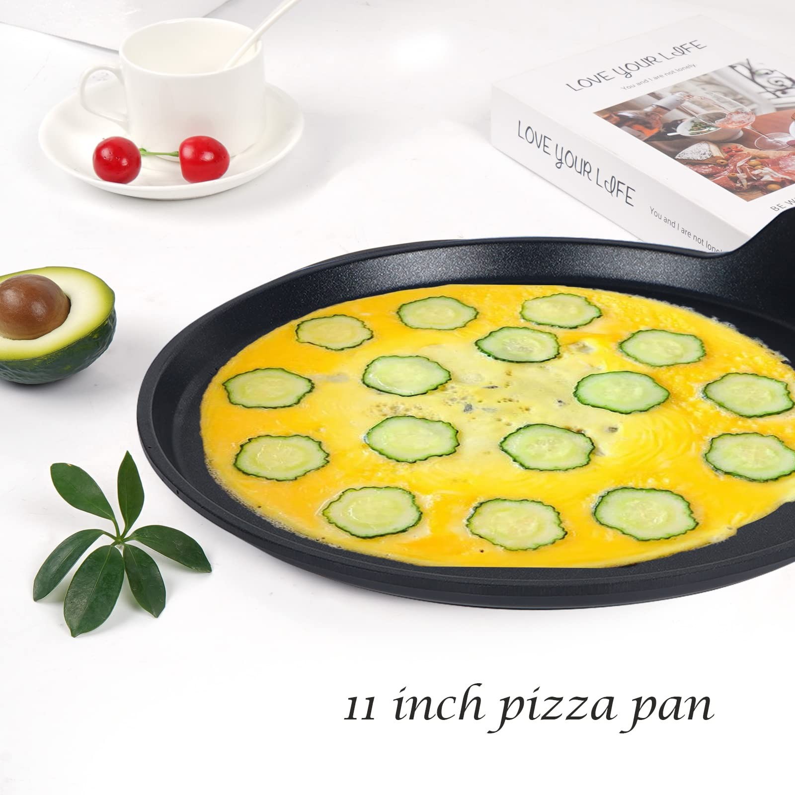 11 Inch Nonstick Crepe Pan Skillet Dosa Tawa Omelette Tortillas Griddle