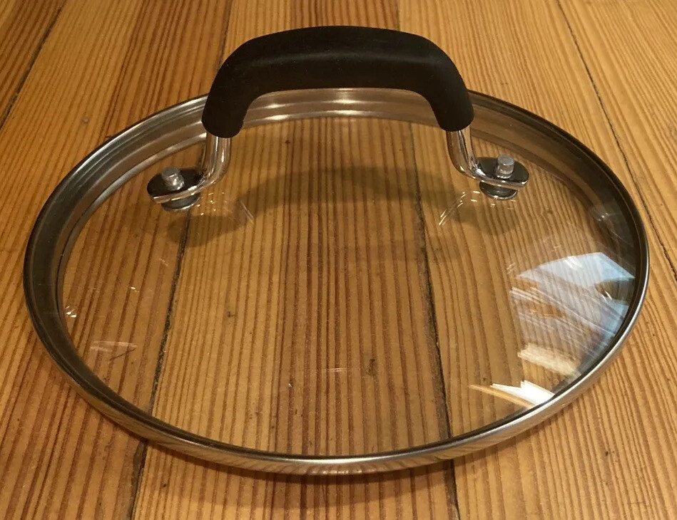 High Quality Stnls Steel Glass Lid 7 1/2” Dia For 7 1/4” Inside Diameter Pot Pan