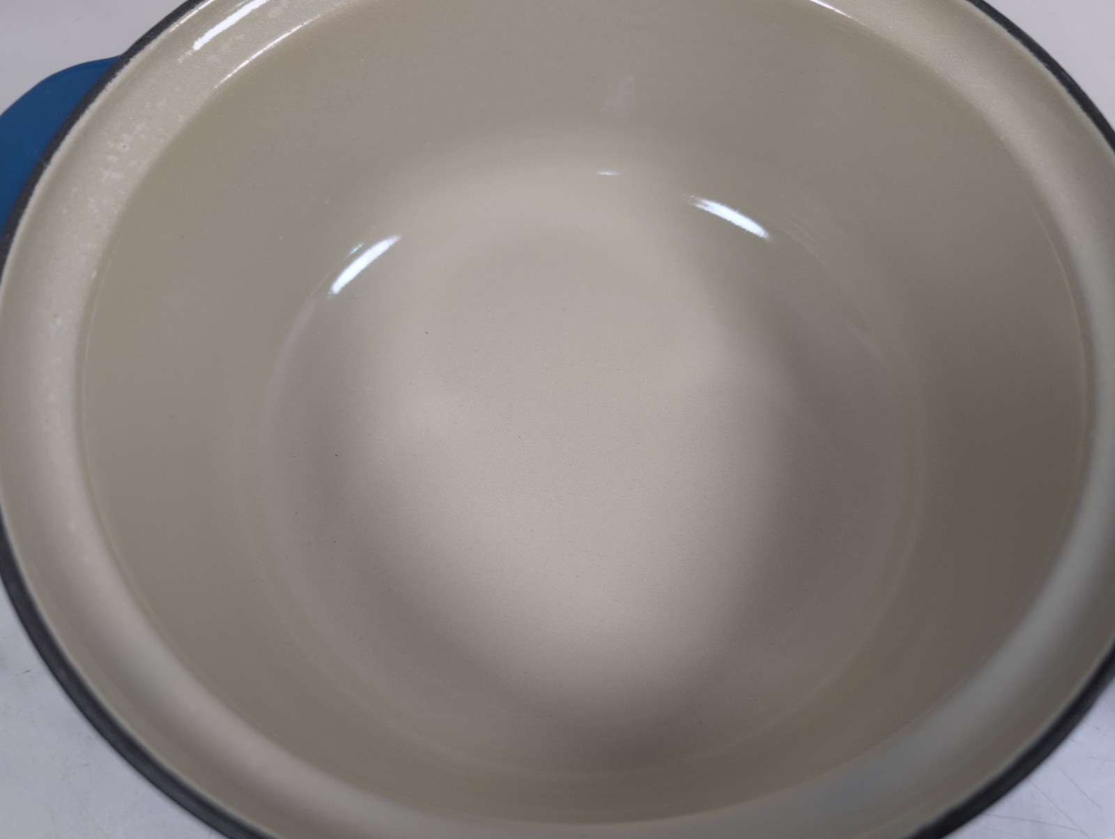 Le Creuset Multi-Function #22 Saucepan Pot & Skillet Pan Lid Blue Cast Iron