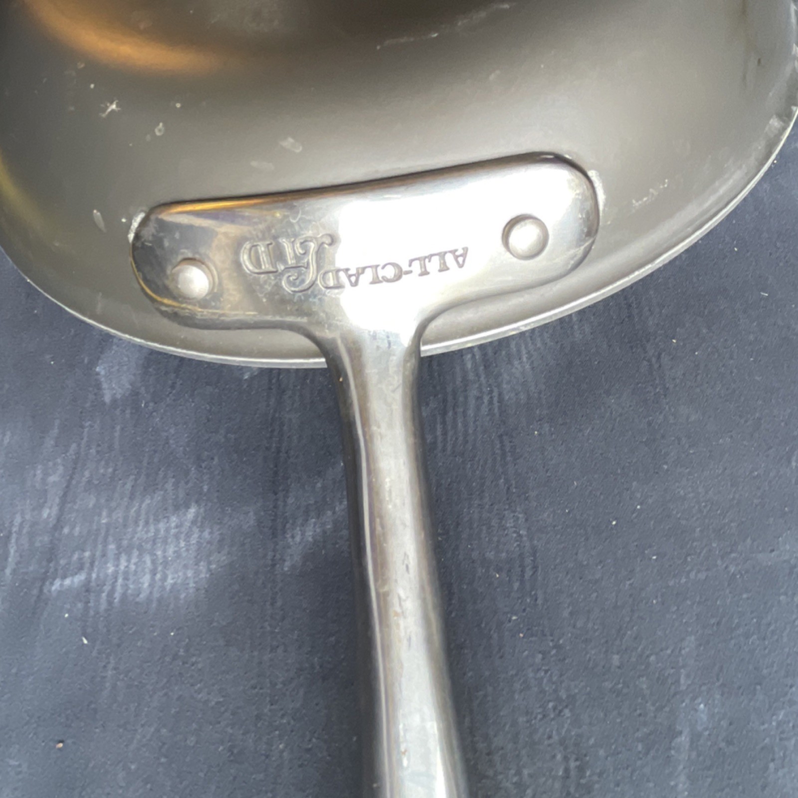 All-Clad Frying Pan Stainless Steel Non-Stick 10 in Silver Long Handle Gas/Elec…