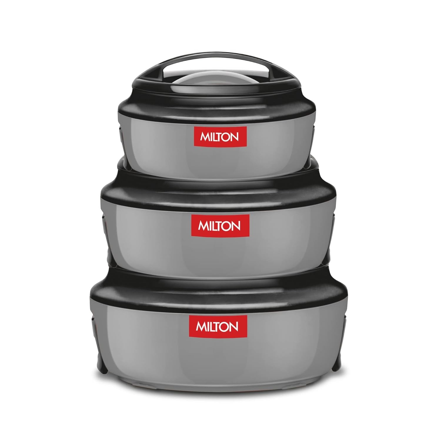 Milton Ernesto Inner Stainless Steel Jr. Casserole Set of 3 (390,720 & 1320ml)