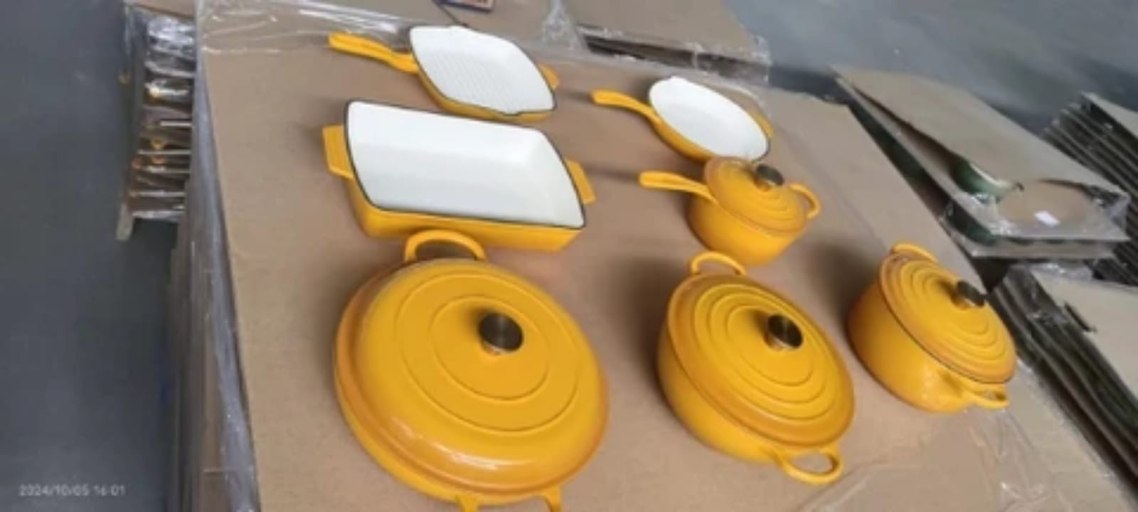 7-5Pc Ceramic Cookware Set Pots & Pans w/ Lids Modern Kitchen Set Preorder