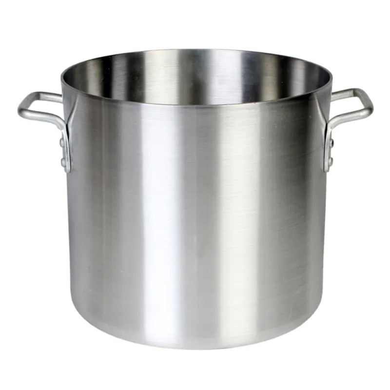 Aluminum Stock Pot 32 qt NSF Commercial Heavy Duty Large Cooking Pot Winco
