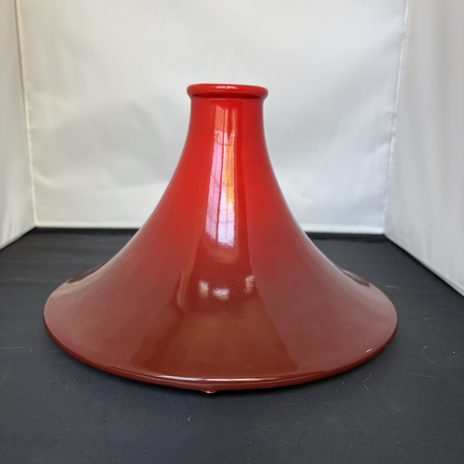 Le Creuset Tagine 27cm Stoneware Replacement Lid Red Cerise Fits 2.5qt LID ONLY