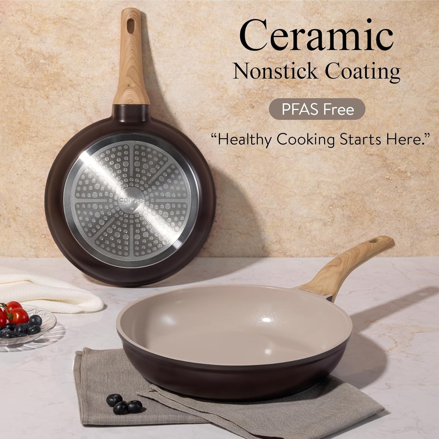 Non-Stick Cookware Set, Induction Ready, 21 Pc