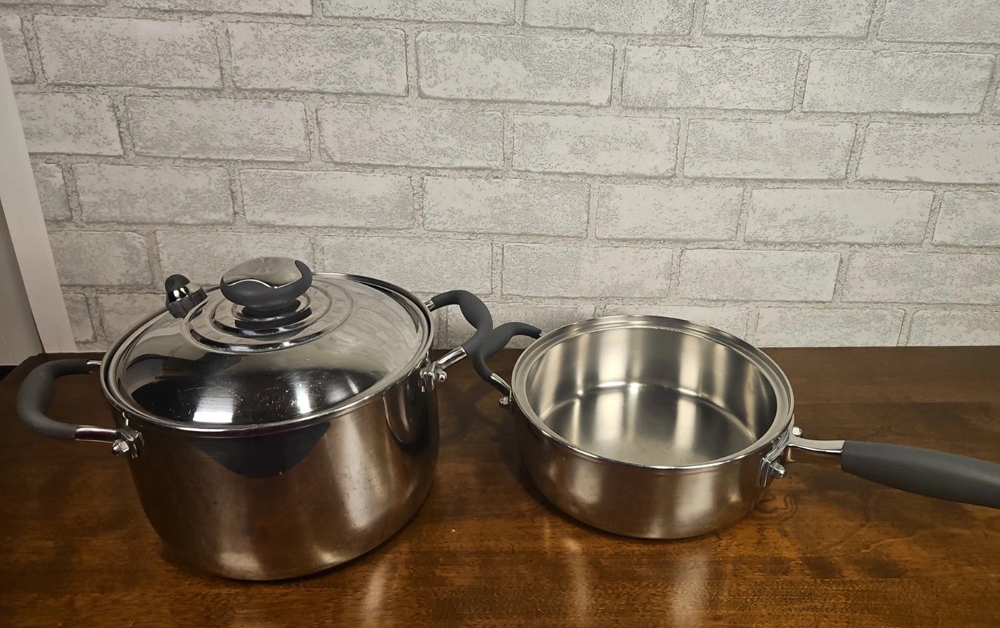 Royal Prestige 4 Qt Stainless Steel Stockpot T-294 Plus 8” Skillet 1 Lid Fits