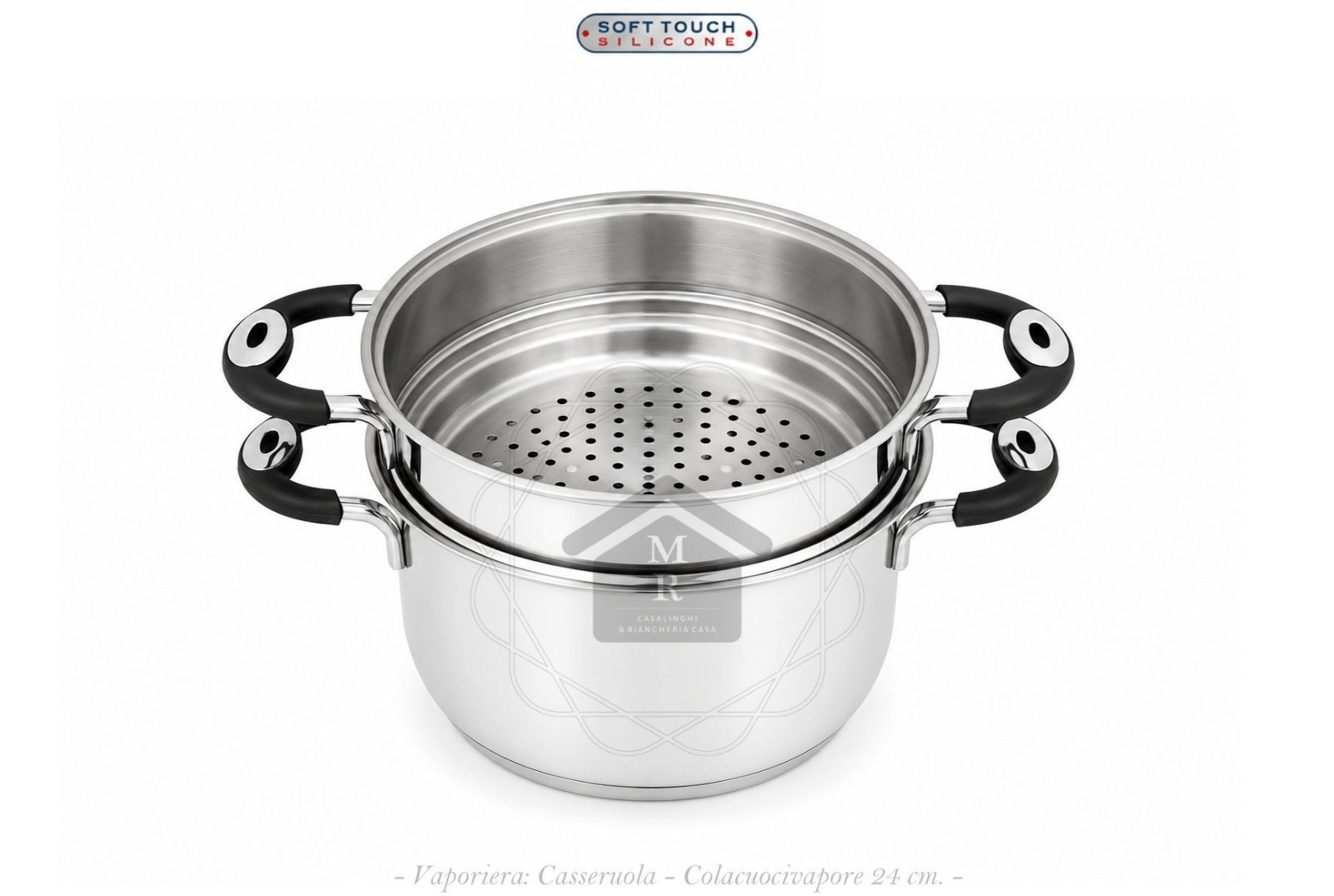 19 Piece 18/10 Stainless Steel Bio Line Induction Bottom MSBavaria Cookware Battery