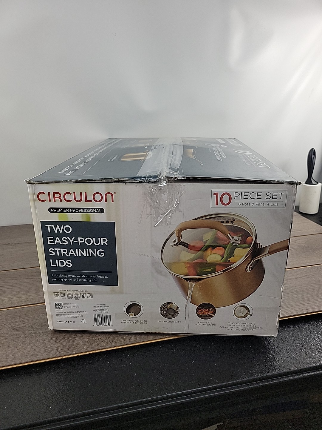 Circulon Professional 9-Piece Non-Stick Cookware Set, Anodized Aluminum | Used