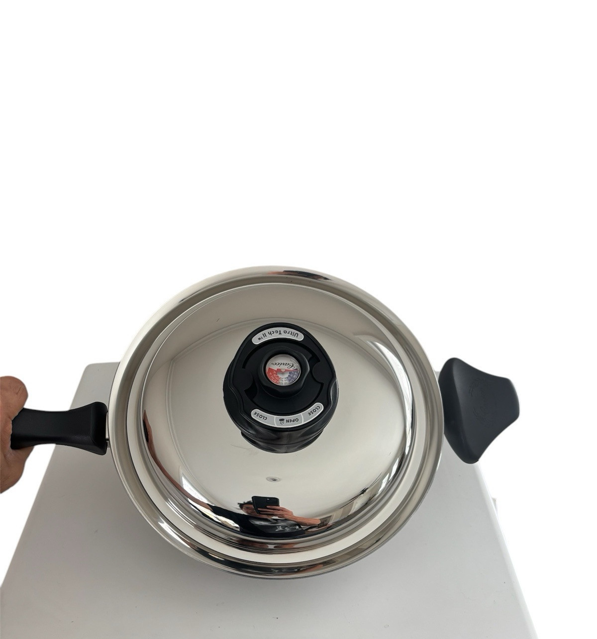 Carico Ultra-Tech II Ultra Core Stainless Steel 1.7Qt Sauce Pot Vent Thermo Lid