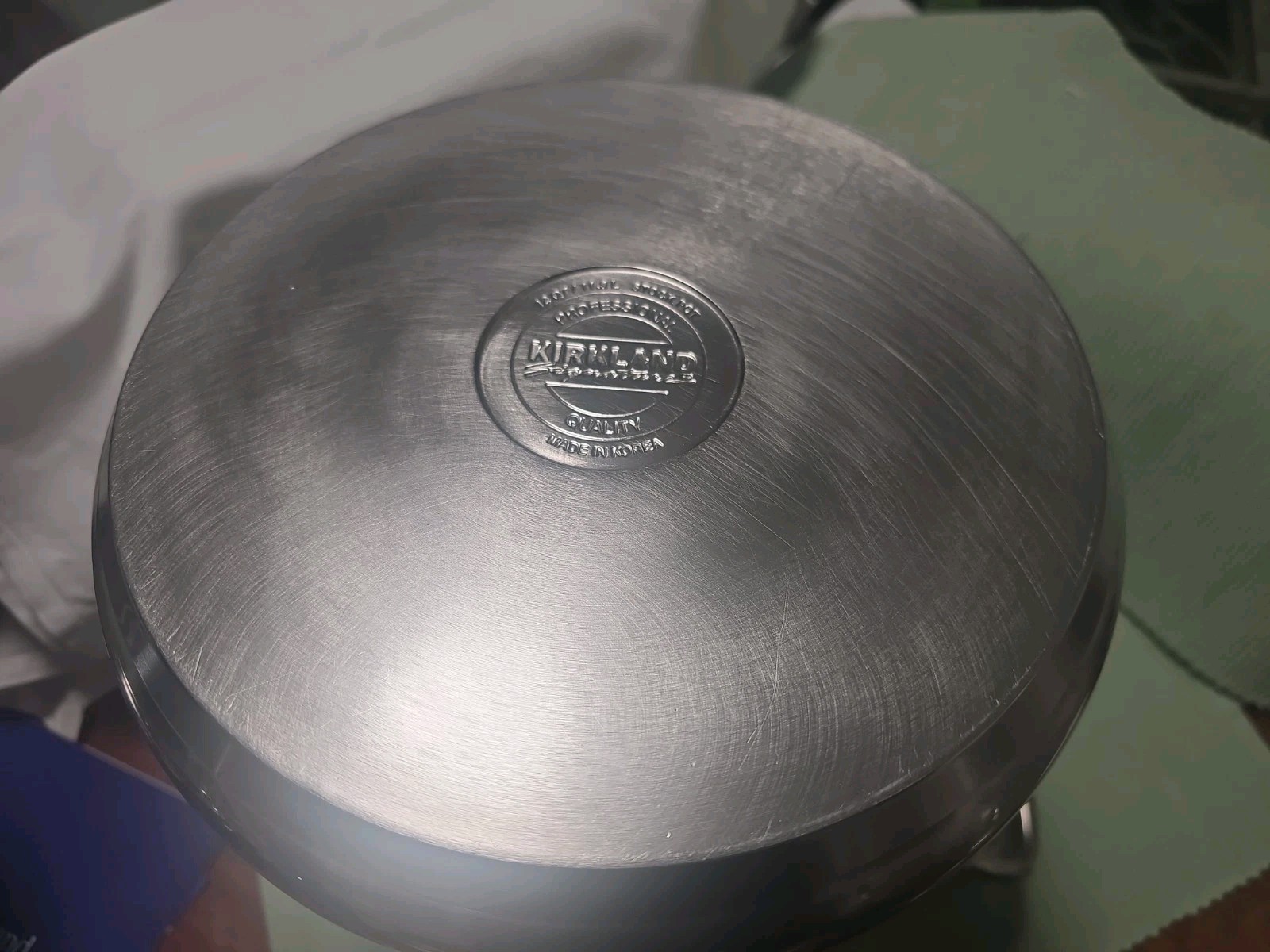 Kirkland Signature Professional 12 QT Stock Pot w/ 2 Steamers & Lid~Korea