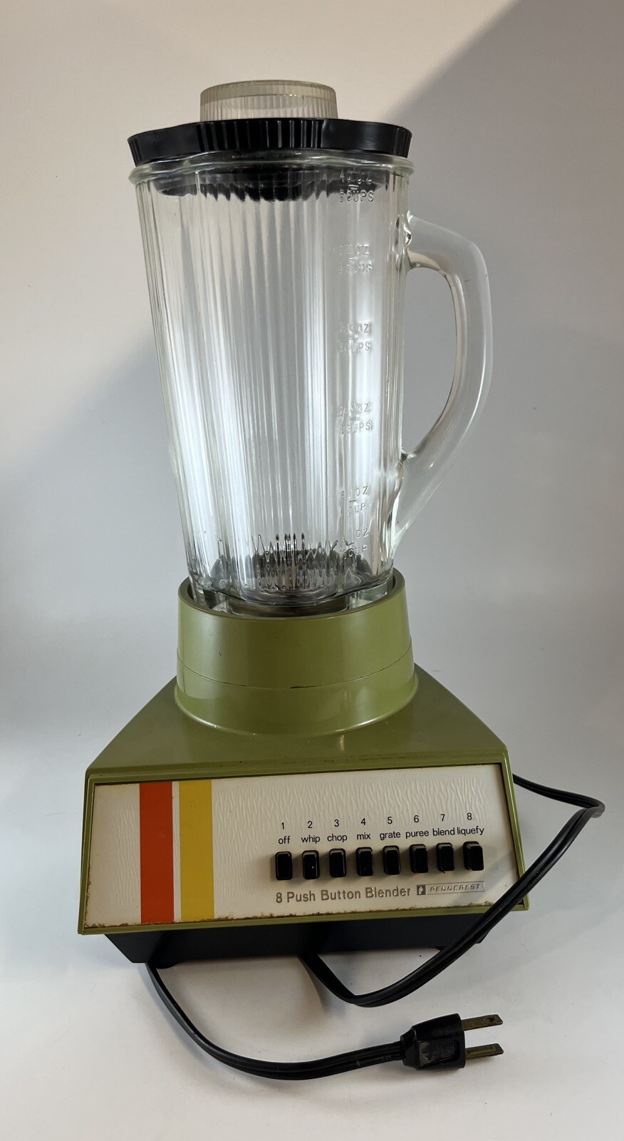Vintage JC Penny Penncrest 8 Speed Blender 5 Cup Capacity Tested!