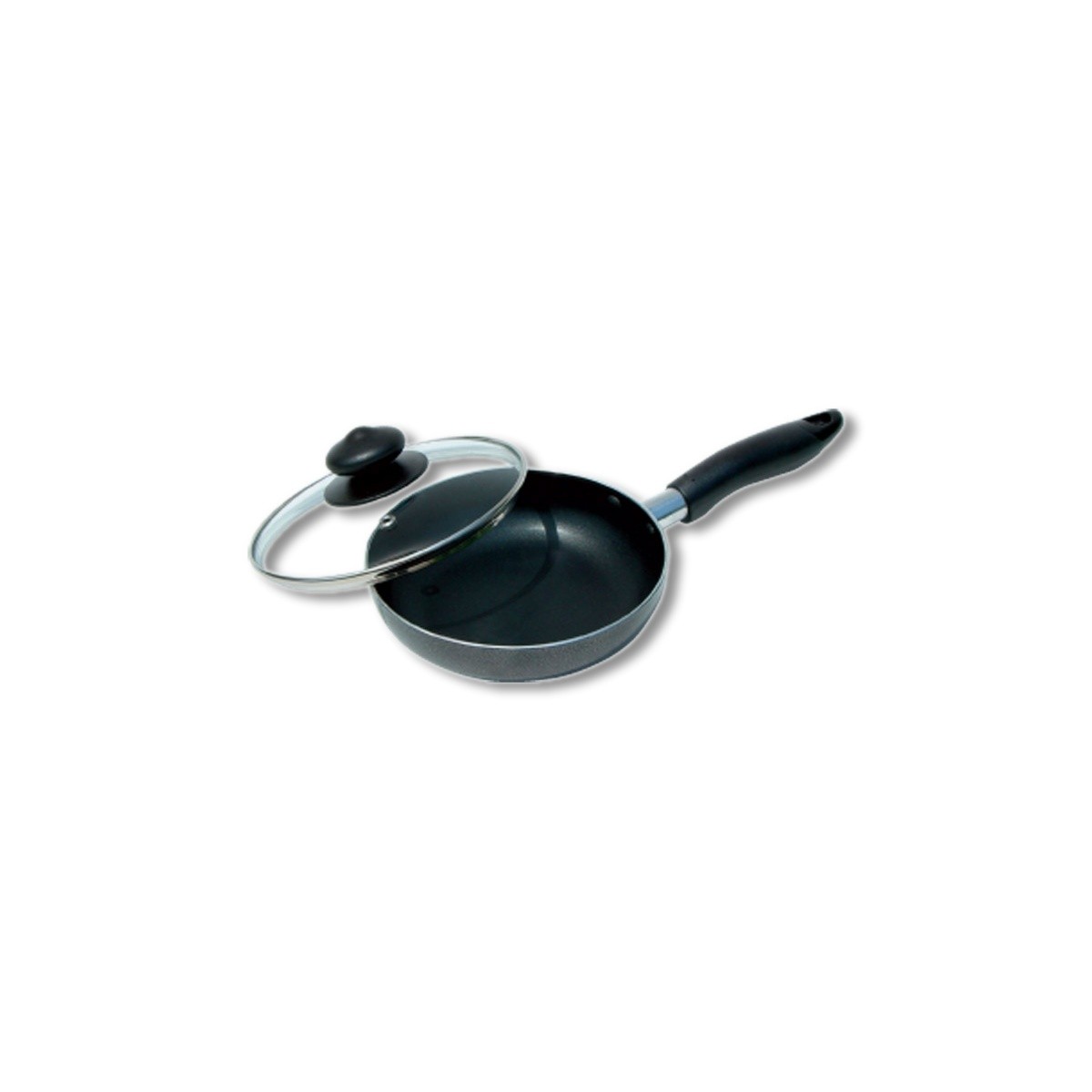 BENE CASA Fry Pan Aluminum 6in Black BC-79030