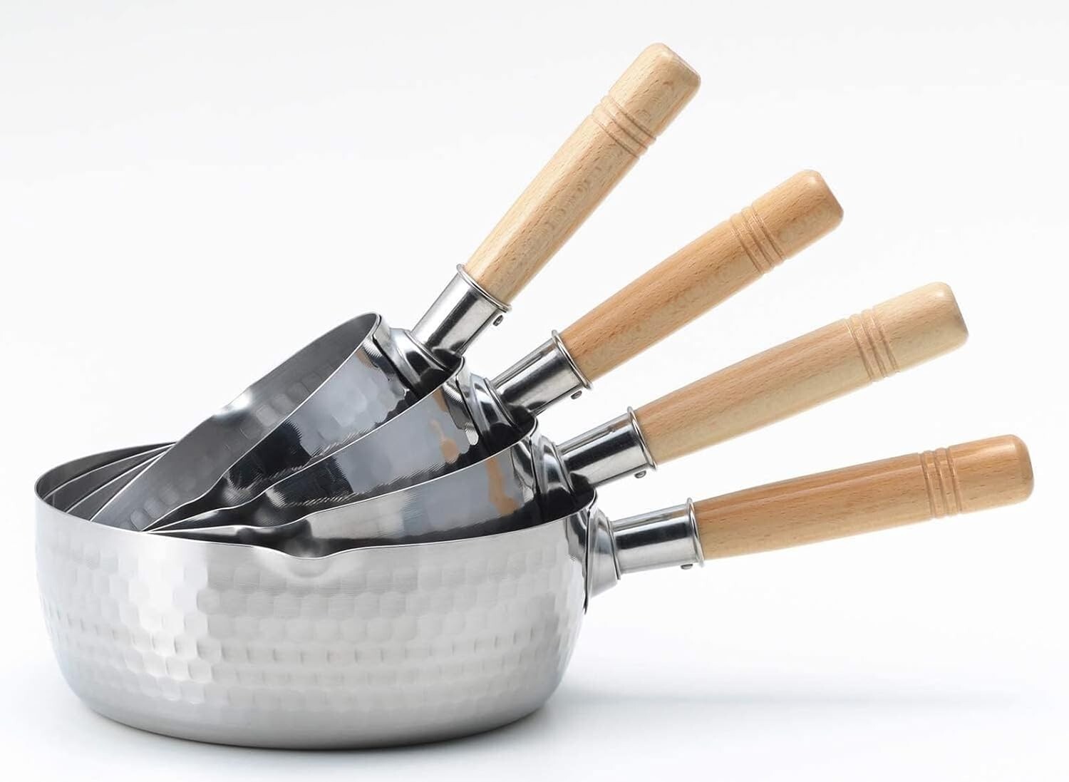 Japanese Yukihira Stainless Steel Saucepan 1.2 Quart/1.7 Quart/3 Quart