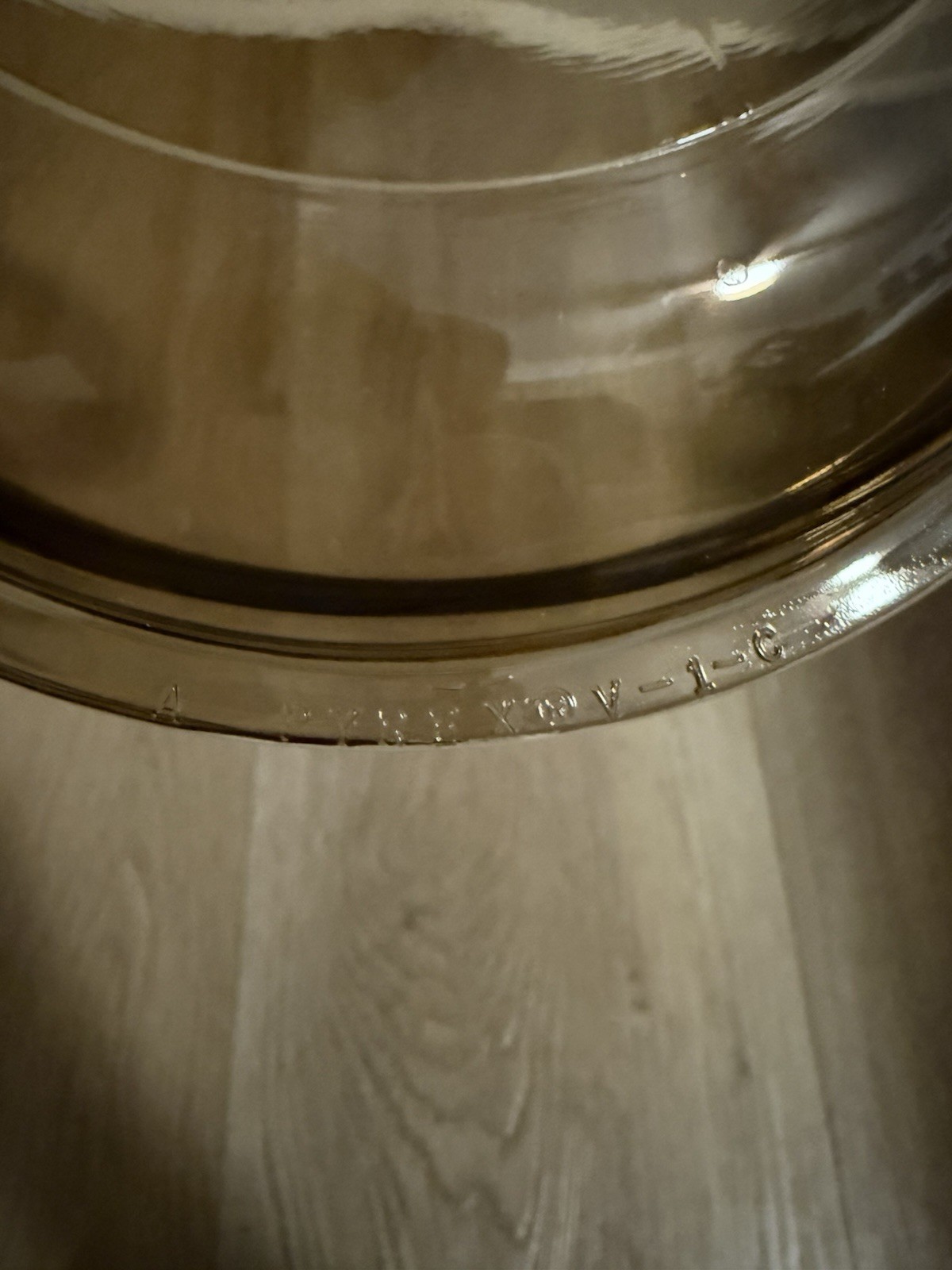 PYREX Corning Amber V-1-C Replacement Lid for VISION V-1-C