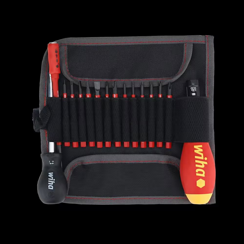 Insulated Torquevario-S (18-62 In./Lbs.) and Slimline Blade Set (16-Piece)