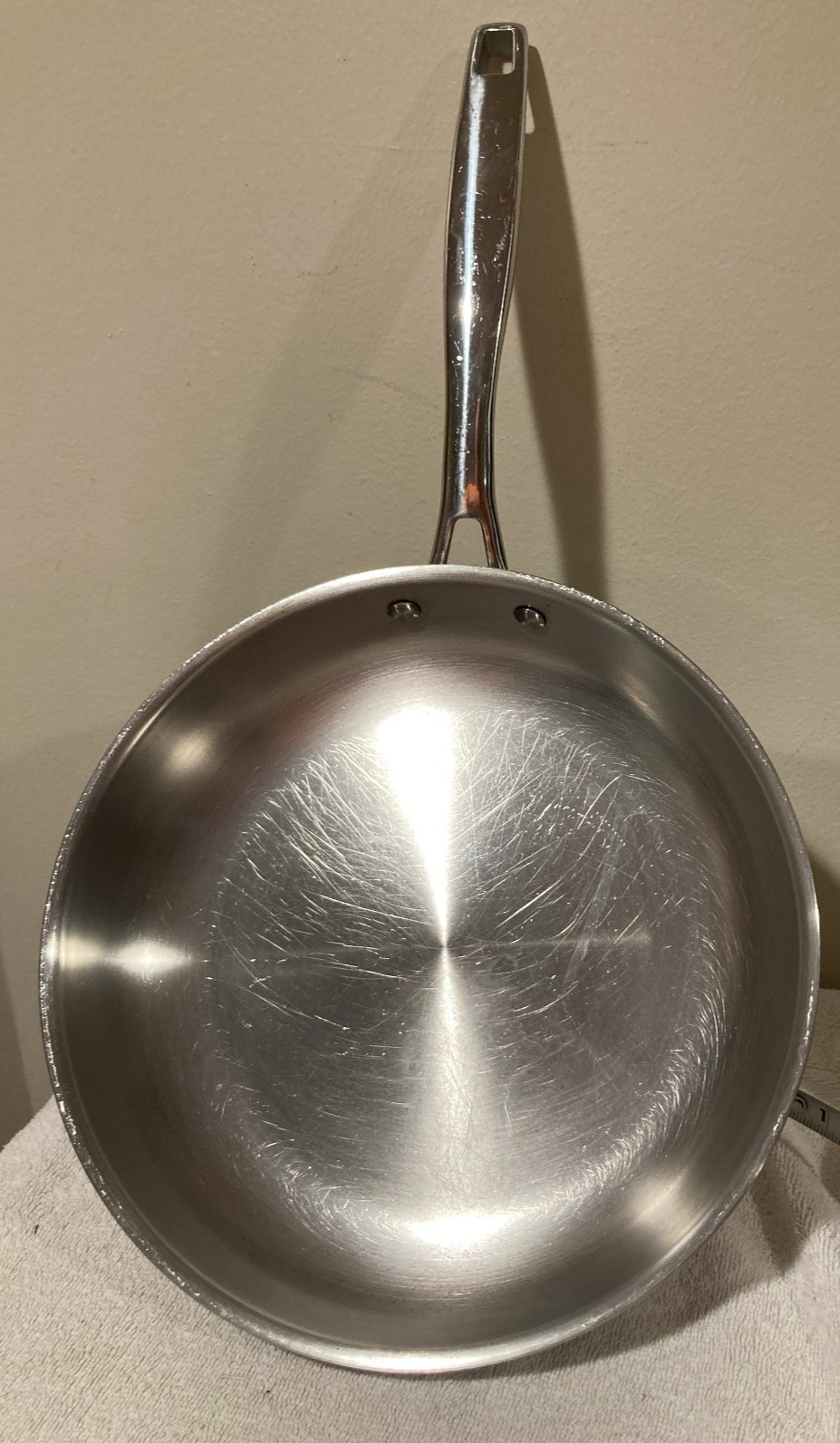 Tramontina 10” 25cm NFS Stainless Steel Tri-Ply-Clad Skillet Sautee Fry Pan