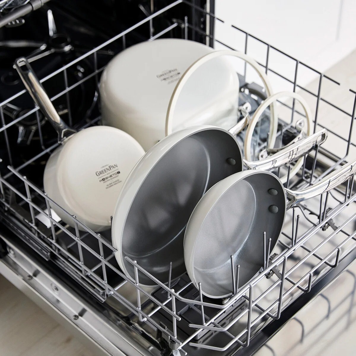 GreenPan Eras Ceramic Non-Stick 11-piece Cookware Set White