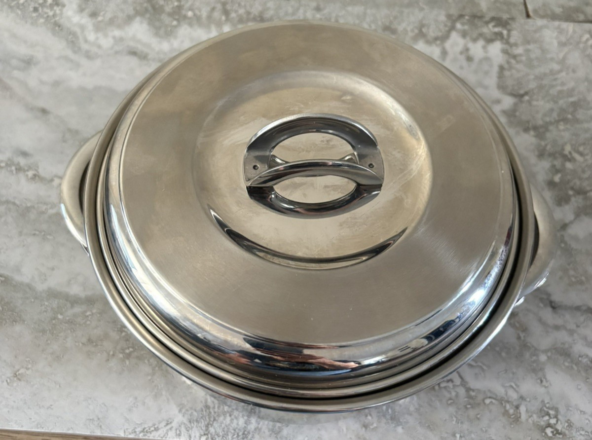 Tramontina 16cm Stainless Steel Casserole Pot Stockpot with Lid 18/10 Brazil