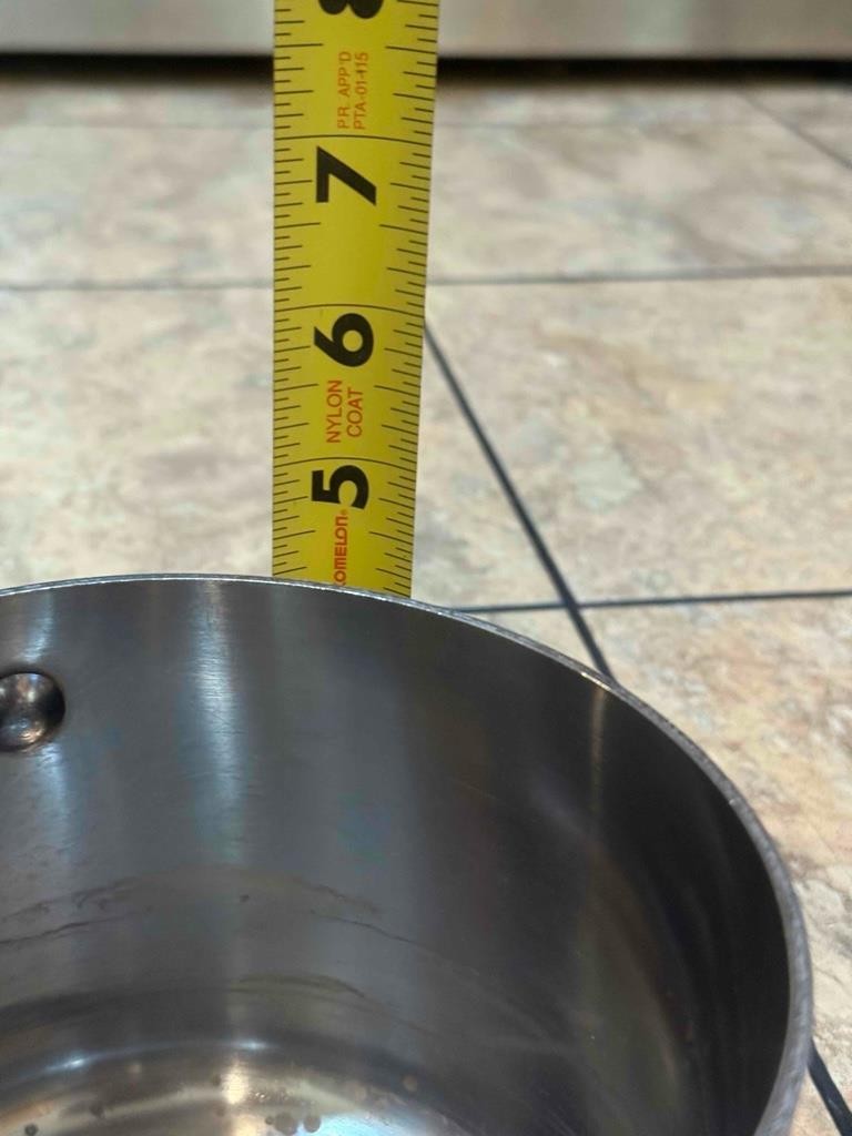 All Clad 2 Qt Quart Saucepan Pot Stainless Steel Usa 6” X 4.5” Tall With Lid