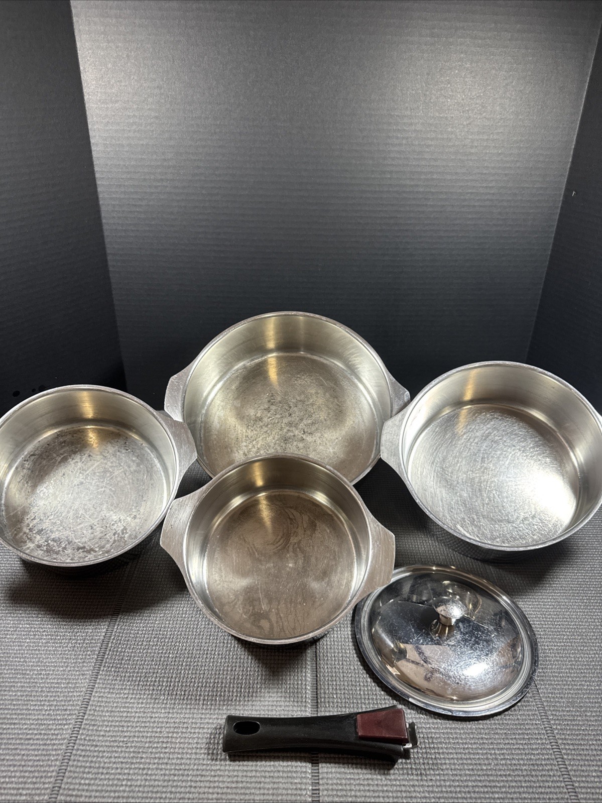 LETANG REMY Mixed 6 Piece Stainless Steel Cookware Pot Set FRANCE