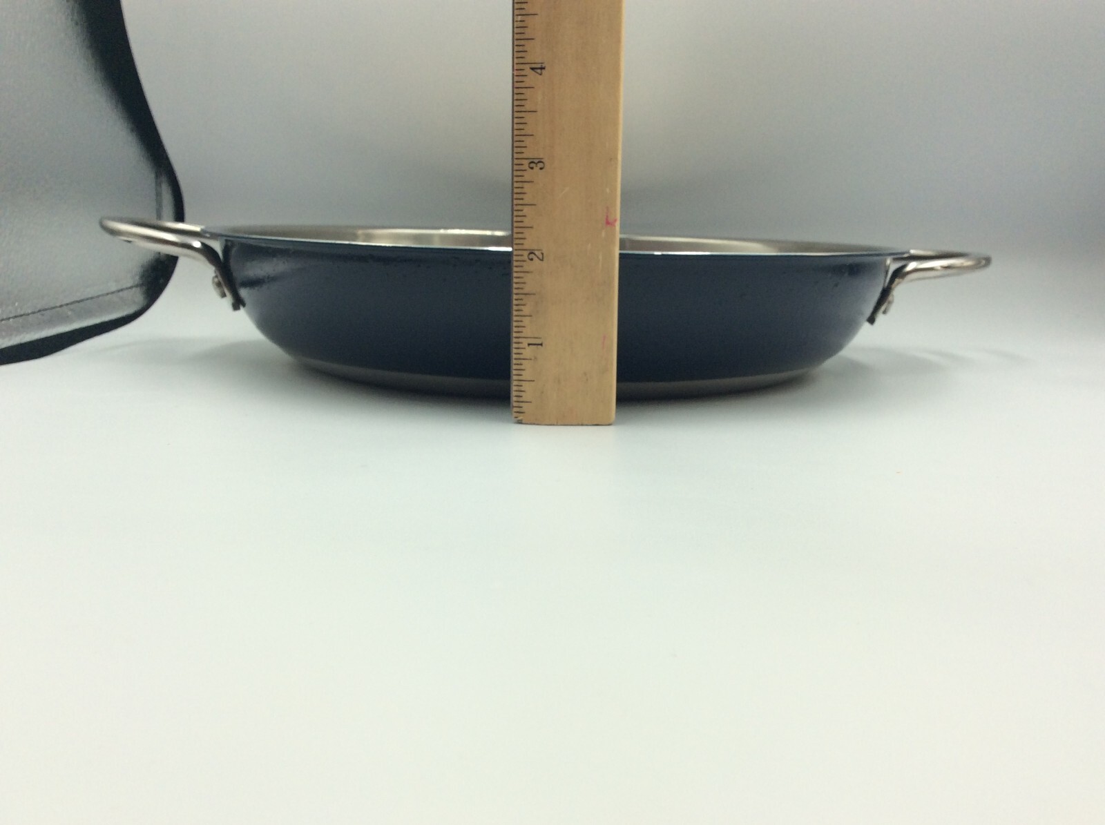 Bon Chef Classic Country French Collection Saute Pan, Cobalt Blue, 11.25” x 2 “
