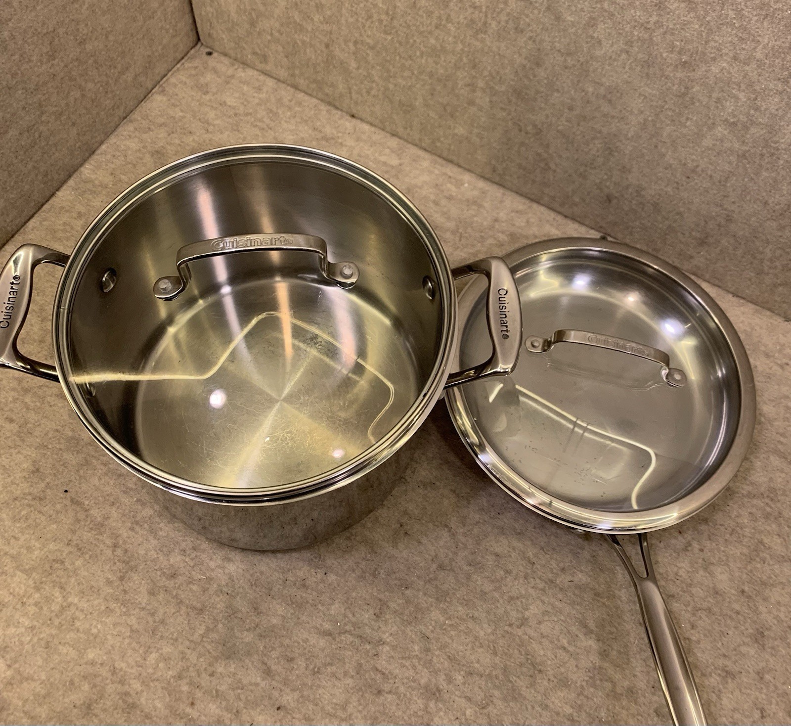 Cuisinart Chef’s Classic 4-Piece Cookware Set Stainless Steel Discontinued