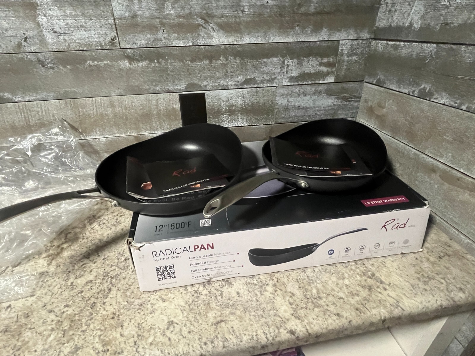 Radical Pan by Chef Oren Ultra-Durable Non-Stick Cookware 10″ and 12″ Pans