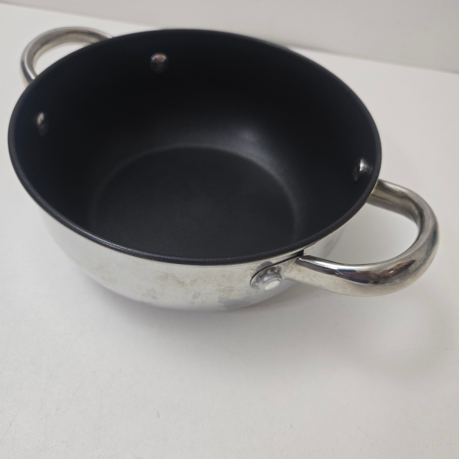 Cook’s Essentials Stainless Steel Non-Stick 2.5 Qt Stockpot Sauce Pan No Lid