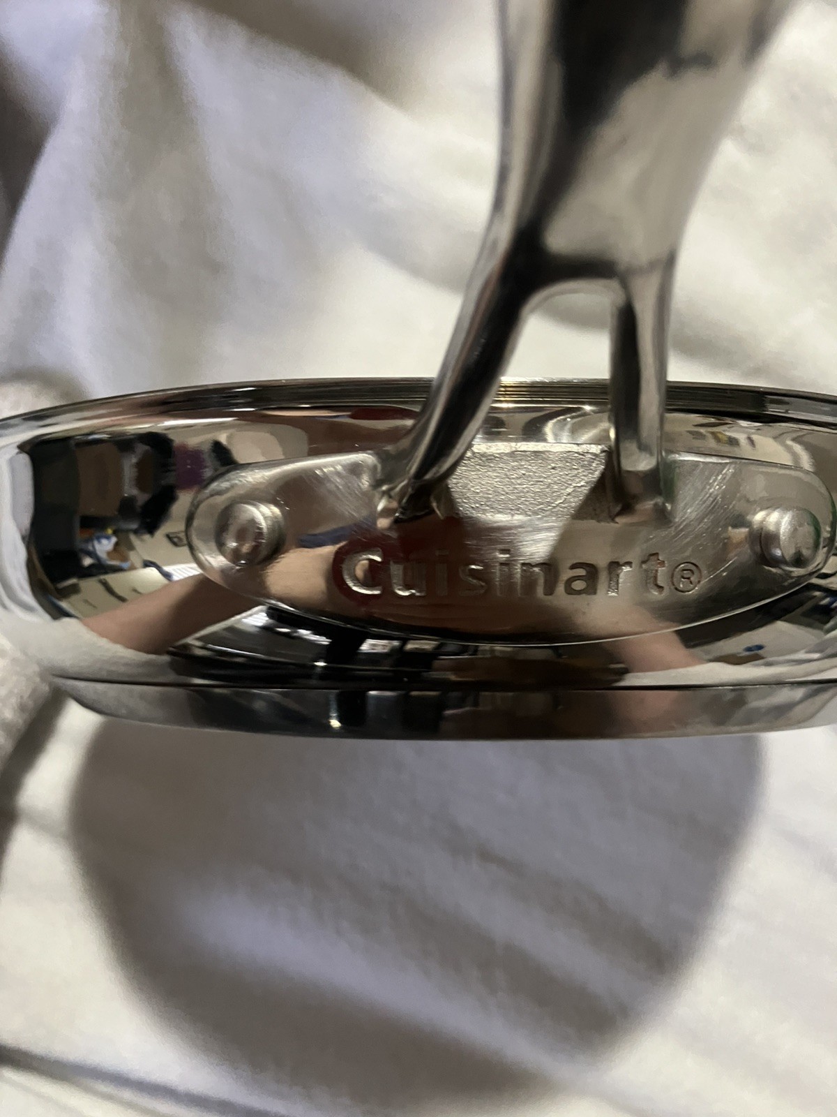 Cuisinart Model #722-20 8 in/20cm Stainless Steel Frying Pan Skillet Used