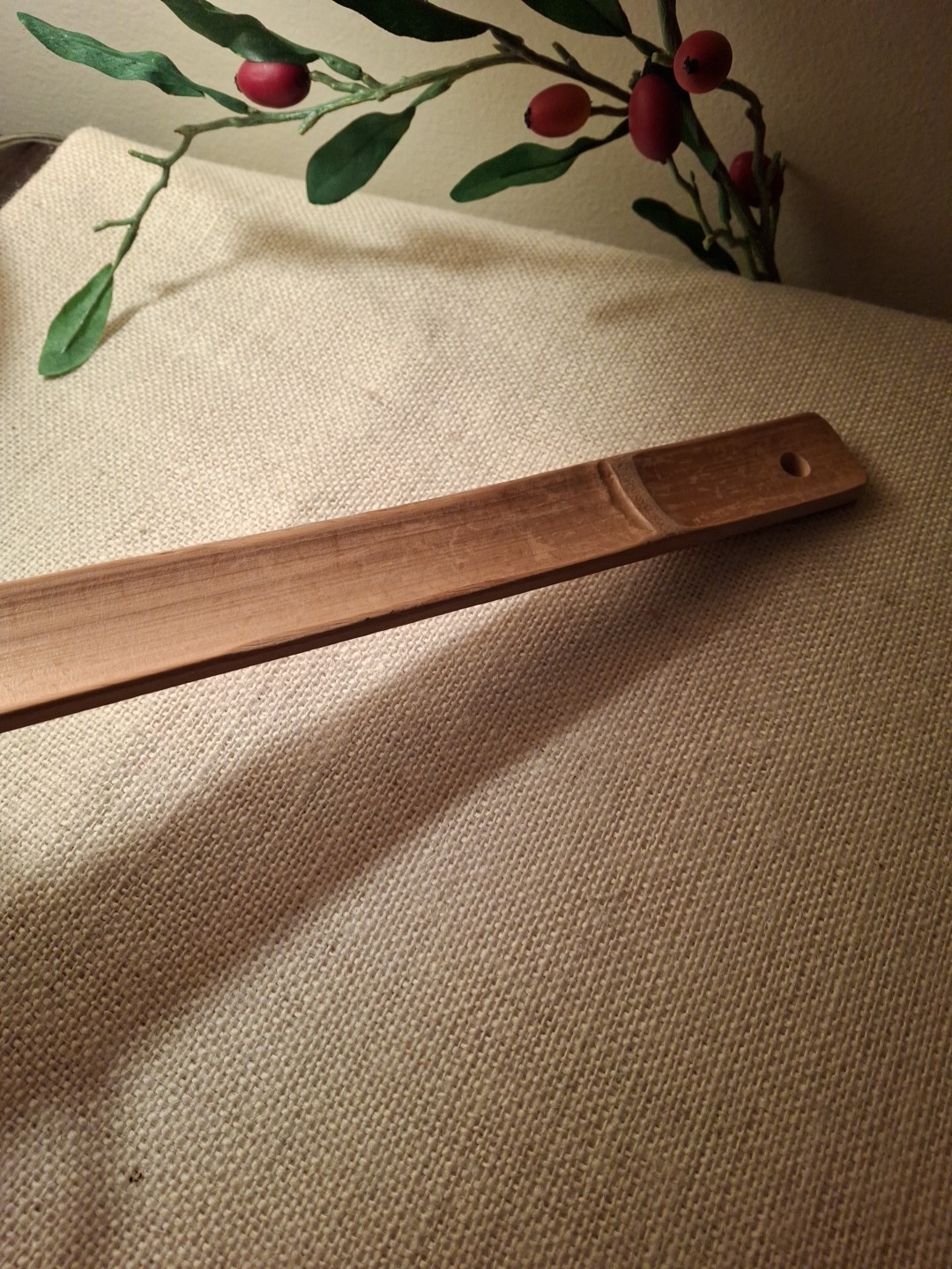 Williams Sonoma Wok Skimmer Wood Handle 100% Hand Made