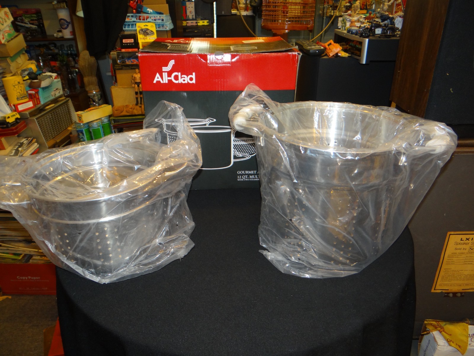 All-Clad Stainless Steel 12-Qt Multi Cooker Stock Pot Steamer Baskets ONLY ~READ