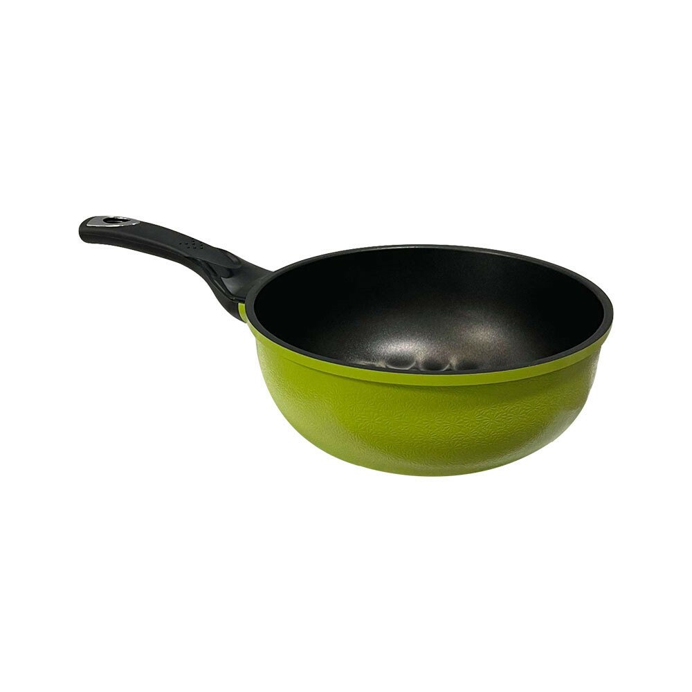 MADE IN KOREA – 3D Diamond Coating Nonstick Wok Frying Pan Cookware 8″ (20cm)