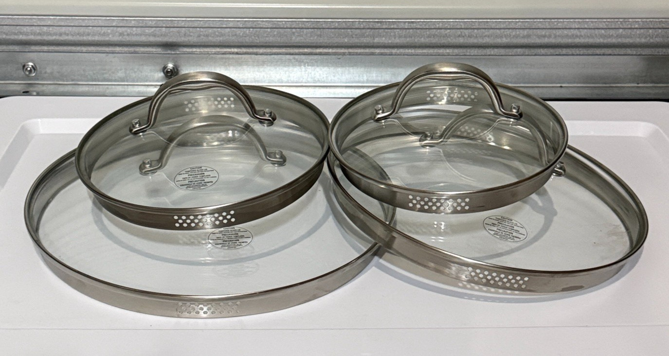 Tramontina 12 Piece Ceramic Non-Stick Pots Pans Cookware Set 2 Utensils Display