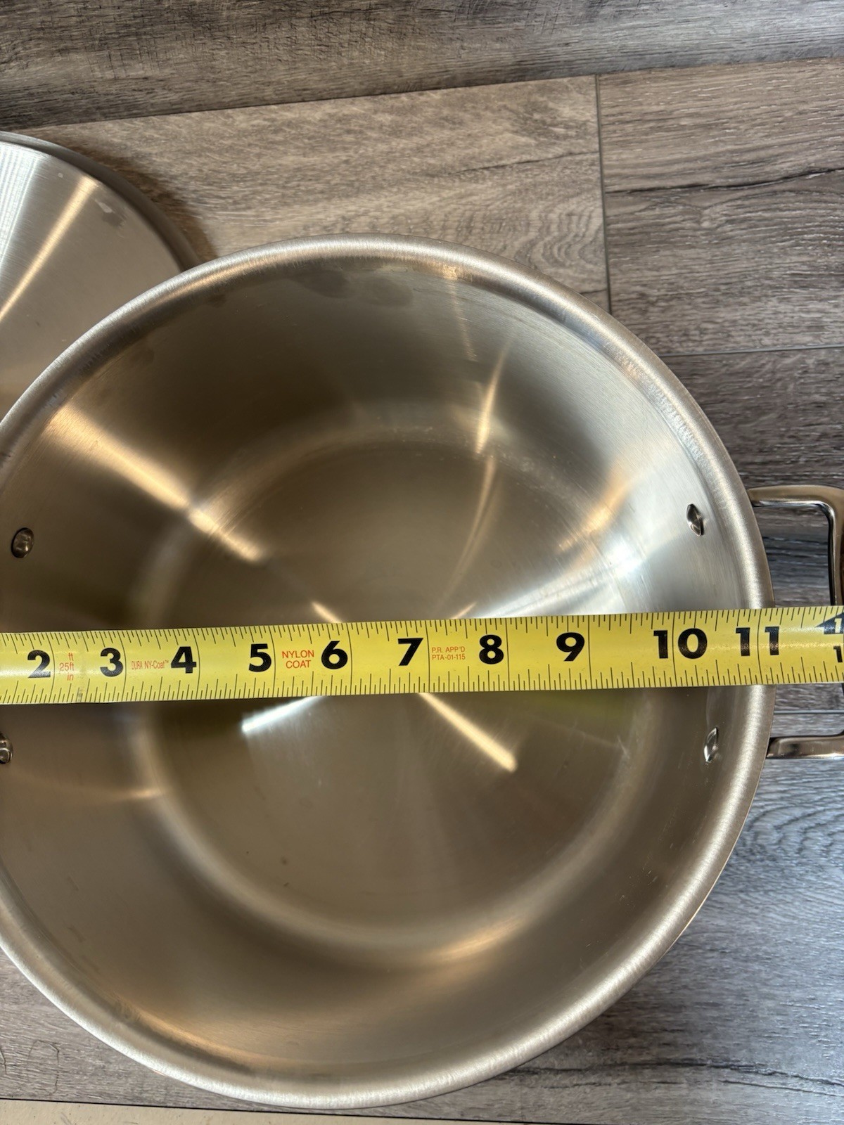 All Clad Stainless Steel 8 Quart Stock Pot with Lid Made in USA