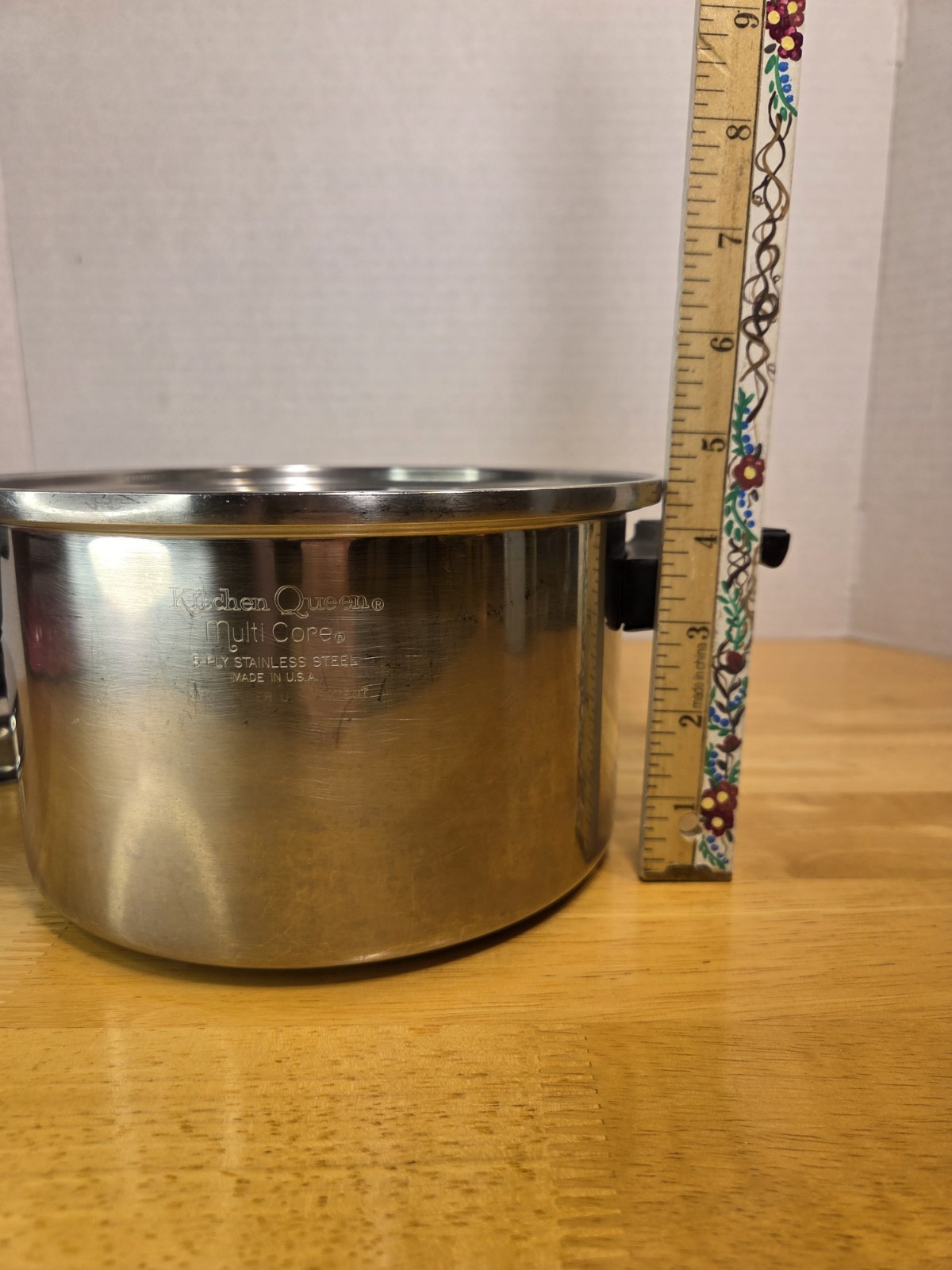 Kitchen Queen Multi Core 5-ply Stainless Steel 1 Quart Stock Pot Made In the USA