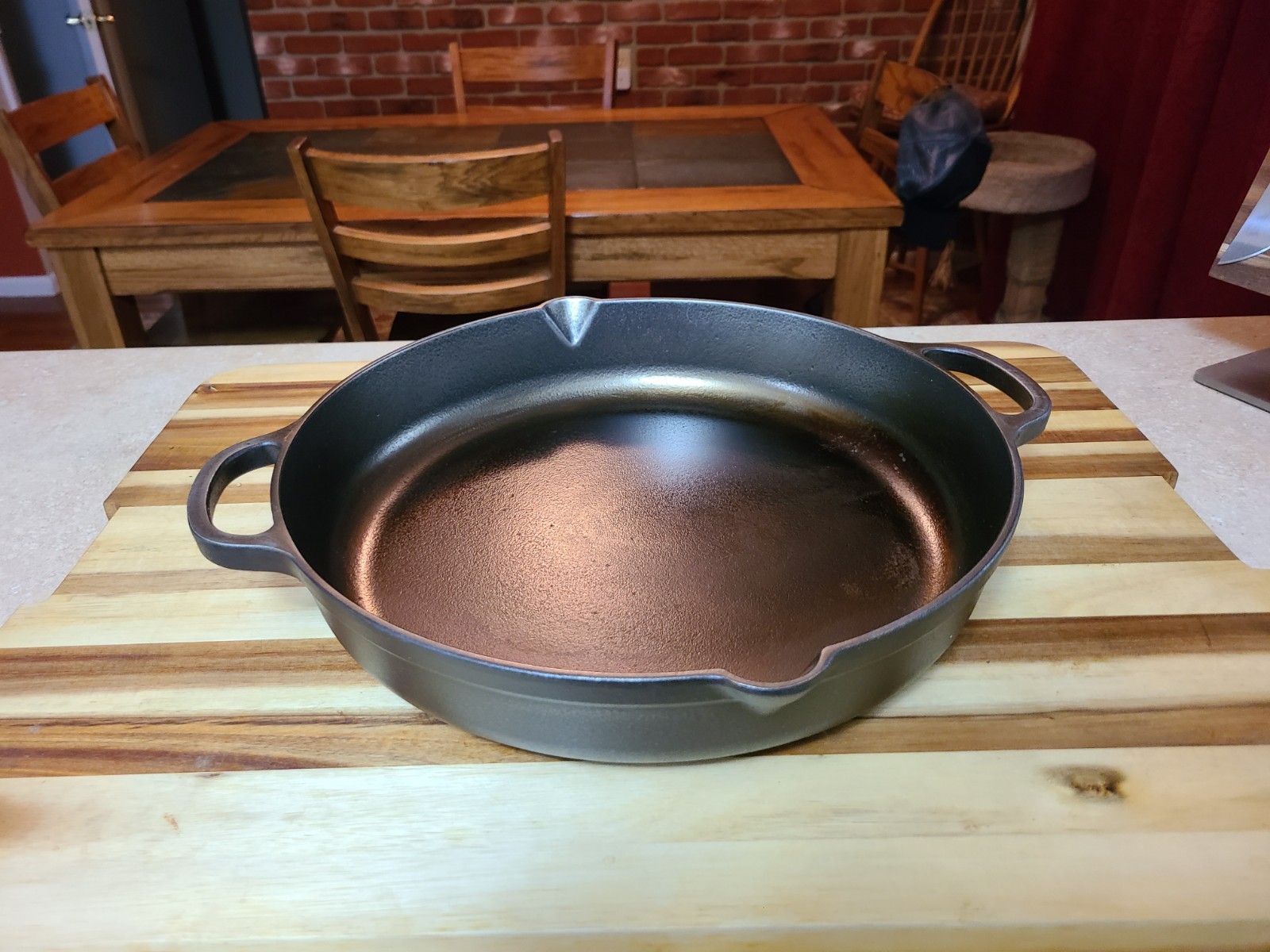 14″ Flat Bottom Carbon Steel Wok Hand Hammered Mandarin Wok SEASONED