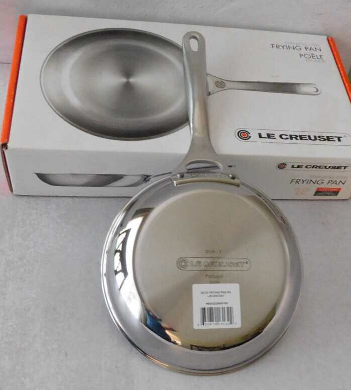 Le Creuset Signature Stainless Steel Fry Pan 8-Inch – NEW