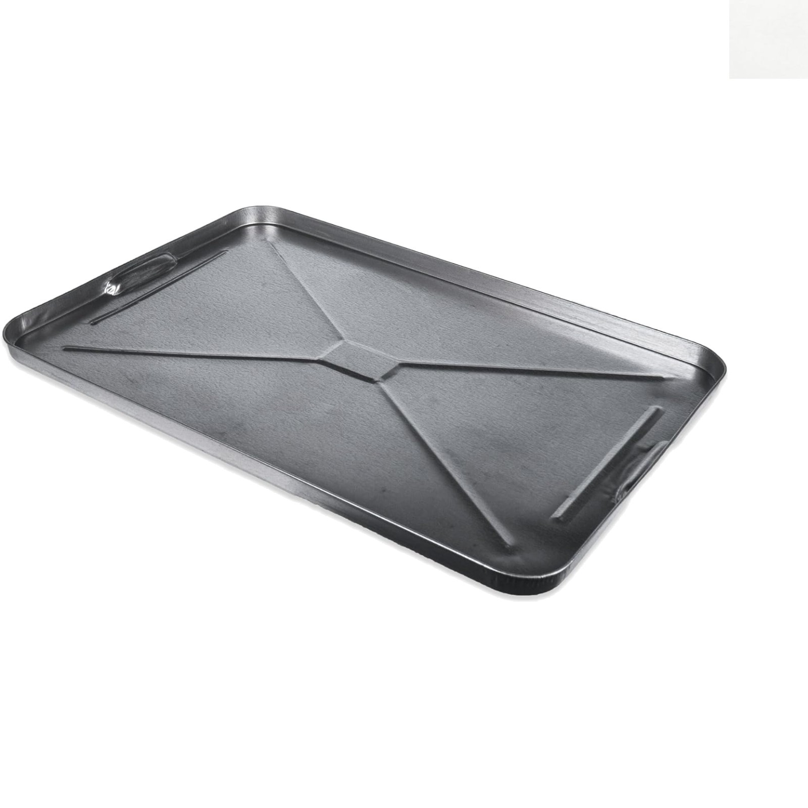 Rust-Resistant 17.7″ Galvanized Drip Pan – Ideal for Automotive Protection