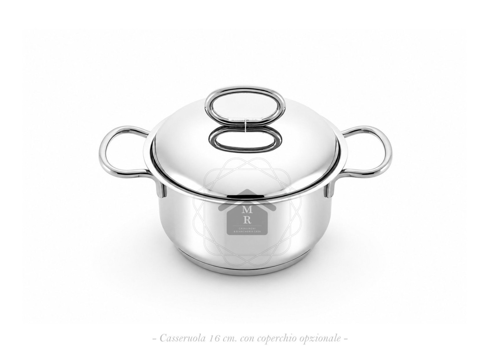 18/10 Stainless Steel Casserole Inoxtherm – Induction Bottom – Workshops Prandelli