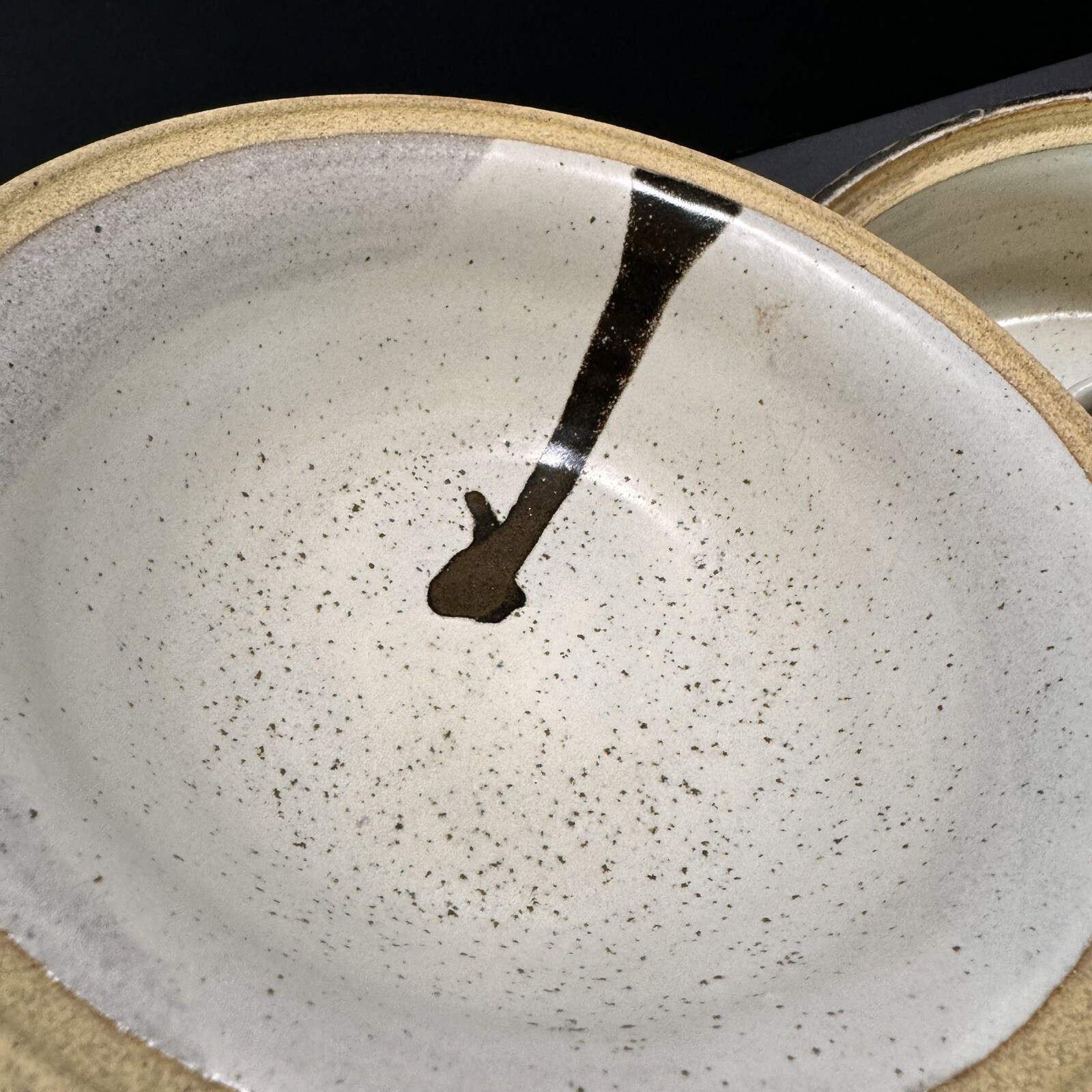 Vtg Stoneware Earthenware Clay Steam Baking Dish Brown Signed Studio Pottery