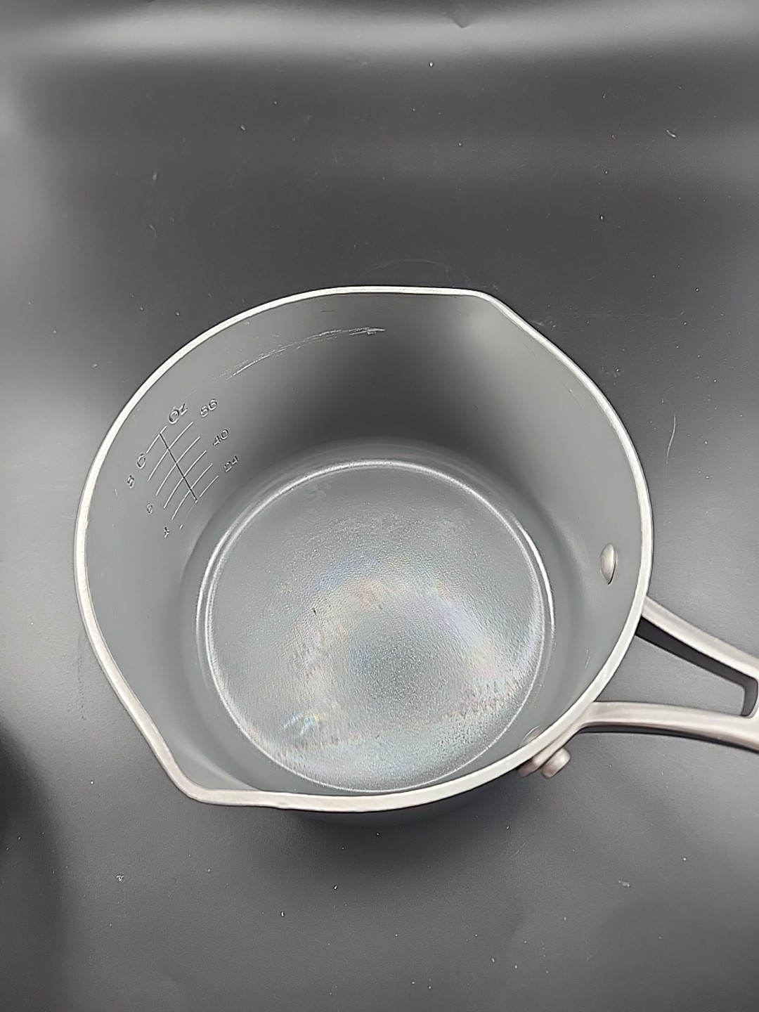 Calphalon Classic 2.5 Qt Hard Anodized Saucepan Gray 87025 Nonstick With Lid