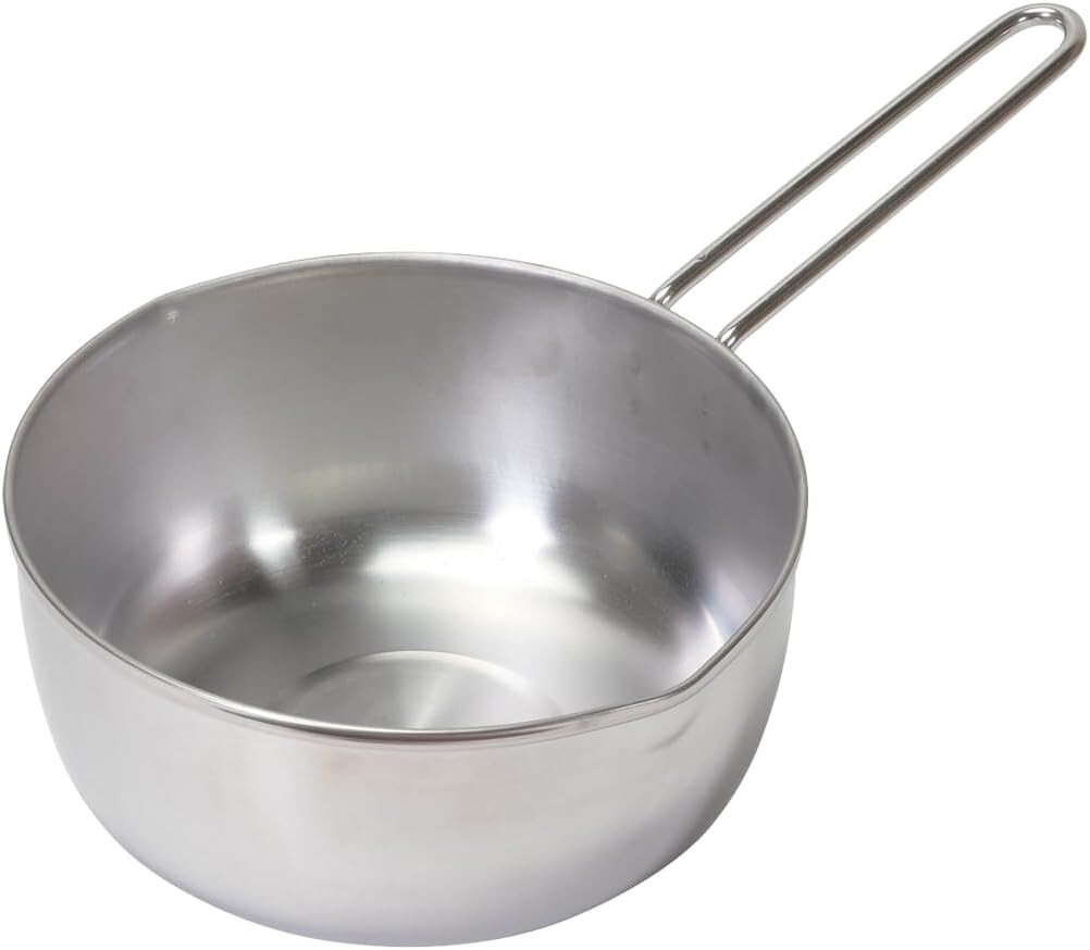 Pearl Metal Milk Pan 7.1 inch Stainless Steel Made in Japan Capacity 1.8L 5009