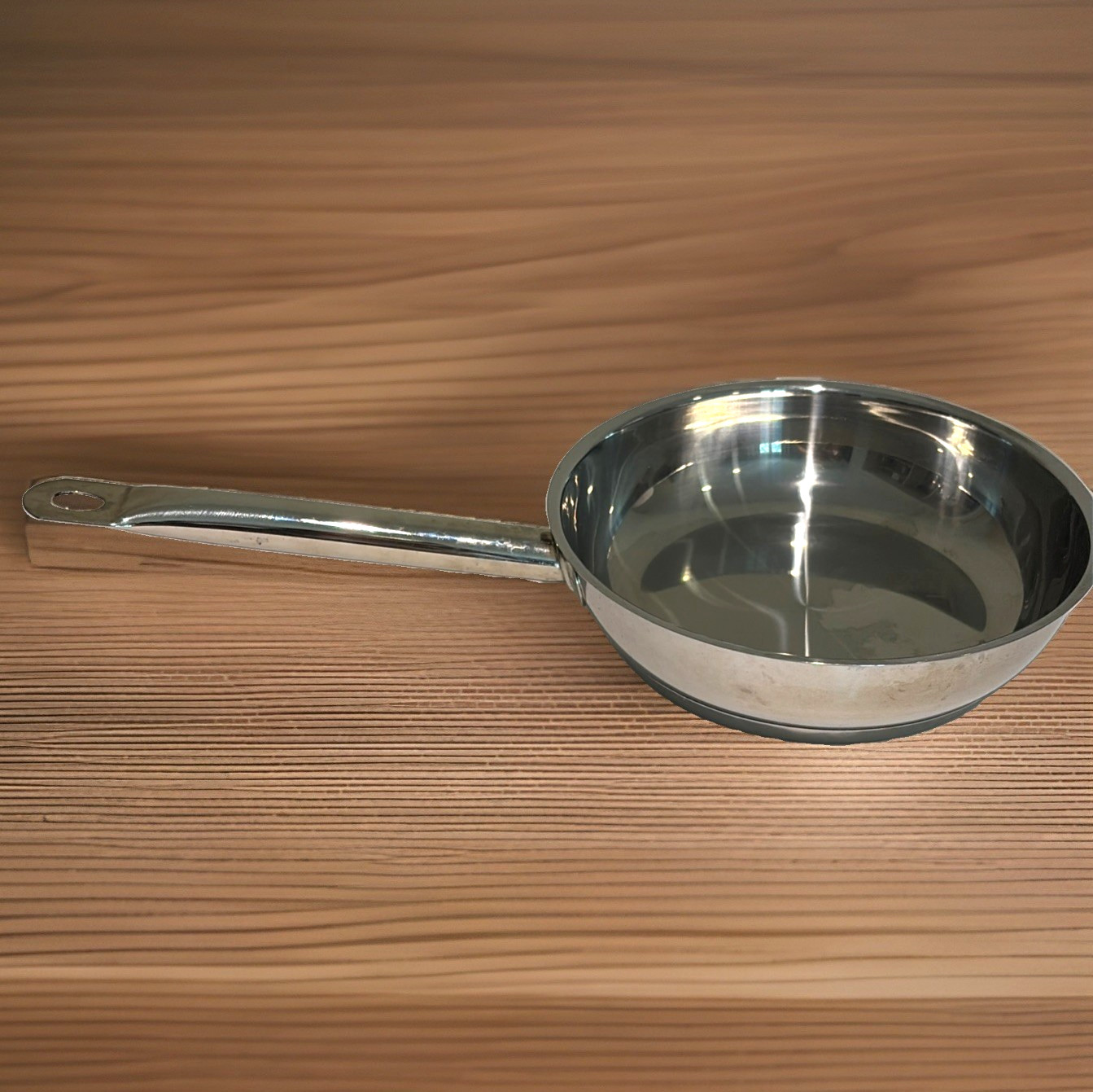 RARE Lusterware 18/10 Stainless Steel Skillet Pan 8″ Lustre Craft Multicore EUC