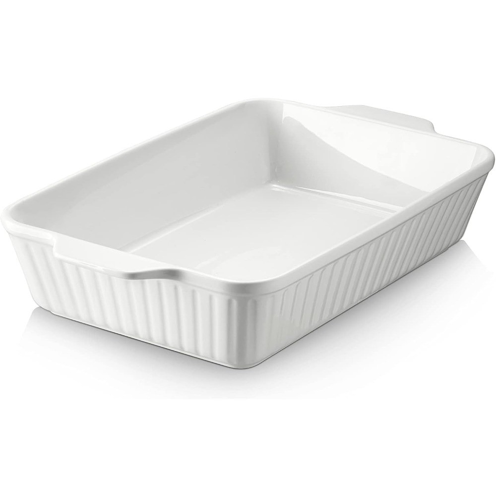 Casserole Dish, 9×13 Ceramic Baking Dish, Large Lasagna Pan