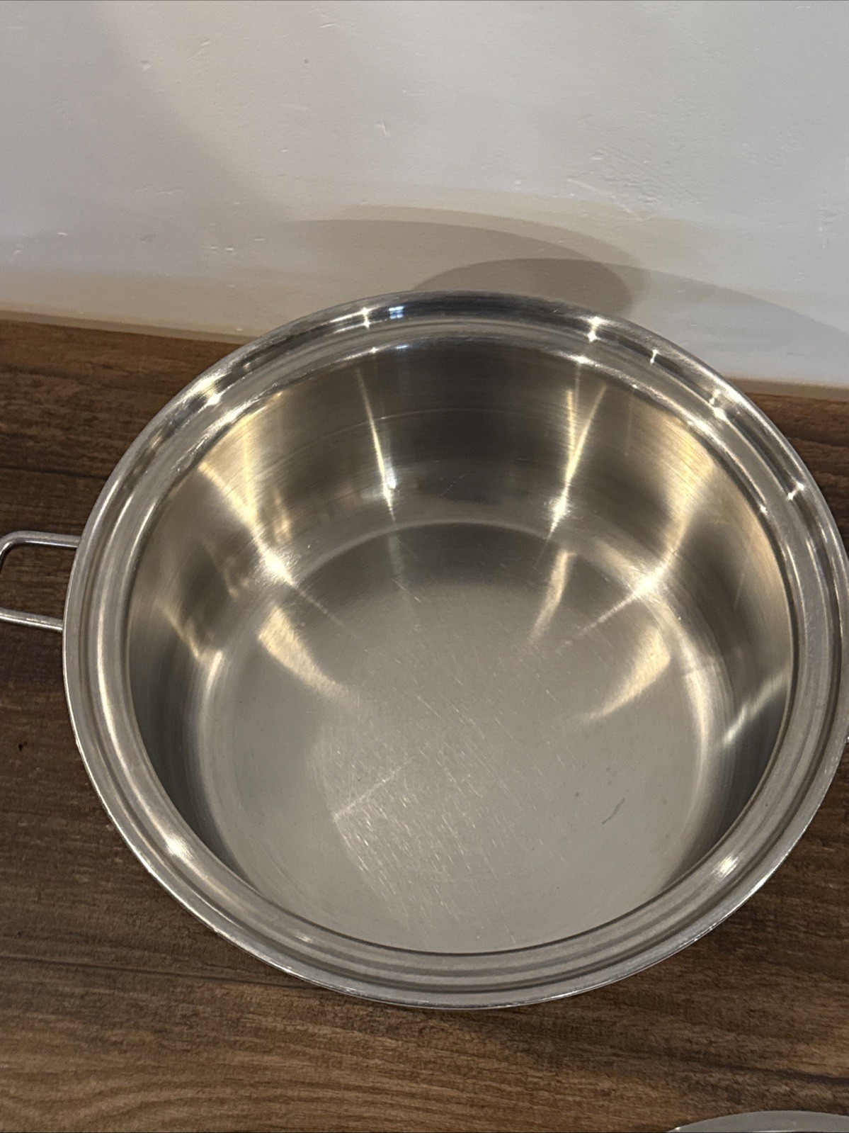 Saladmaster 3 qt saucepan With Steamer Basket & Vapo Valve Lid. 316Ti Stainless