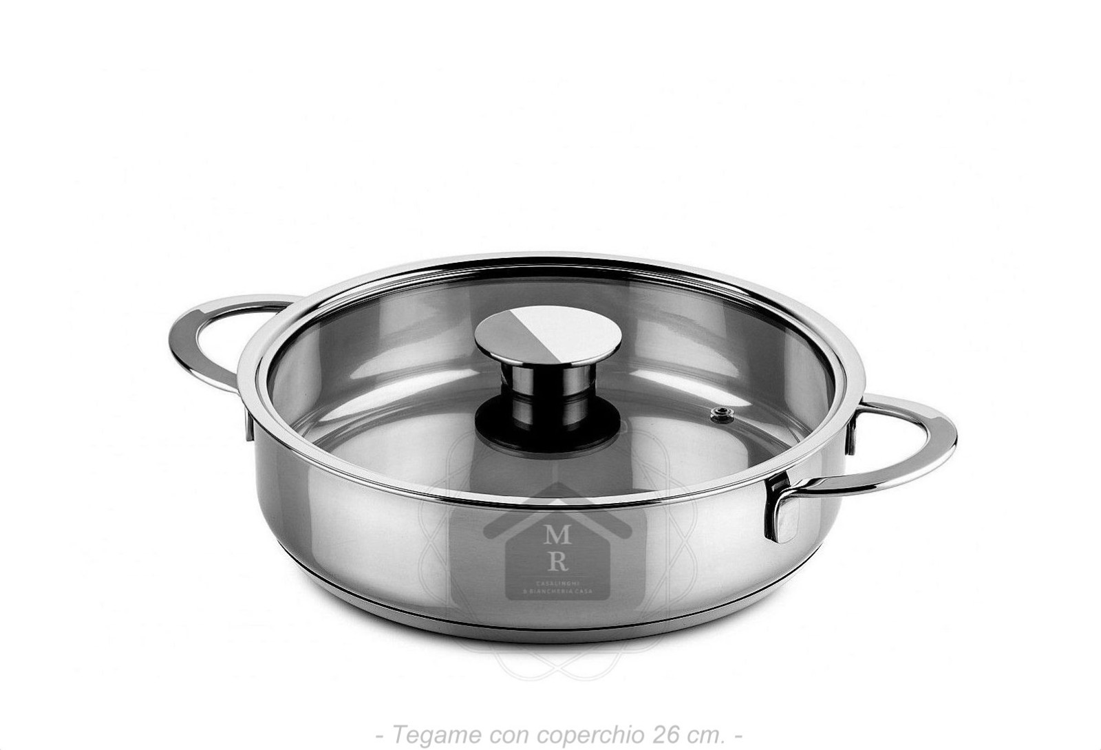 16 Piece 18/10 Stainless Steel Induction Cookware Battery Set